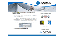 Tablet Screenshot of clientes.gregal.info